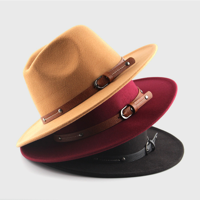 Fedora Hat Wool - Cappello Fedora in lana per donna