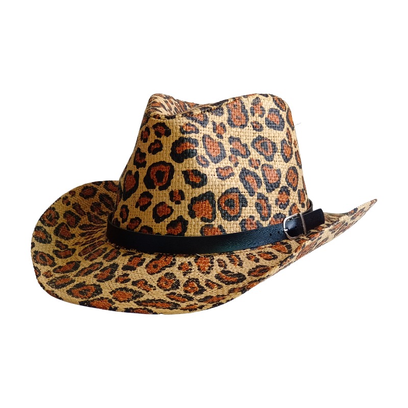 Cowboy Hat Straw - NUOVO Cappello da Cowboy con Stampa