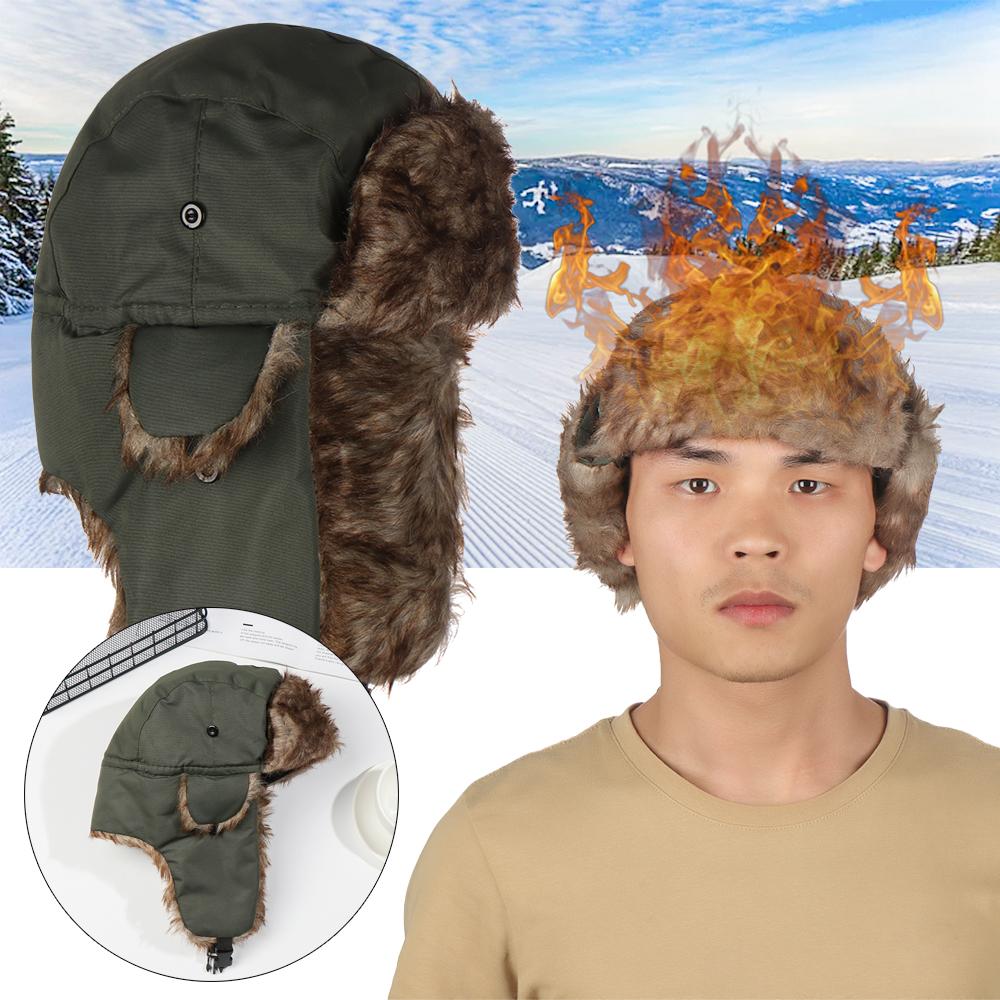 Trapper Hat Ear Flap - Cappello Invernale Caldo con Paraorecchie, Berretto