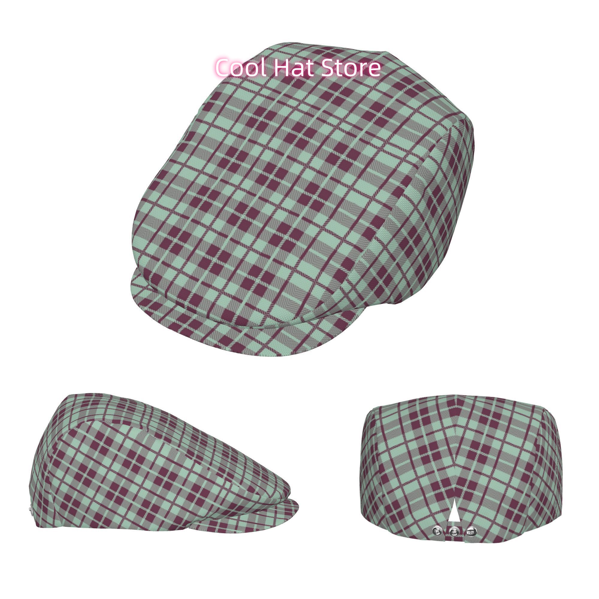 Cappello a scacchi color menta - Newsboy Cap Ivy recensione e prezzo
